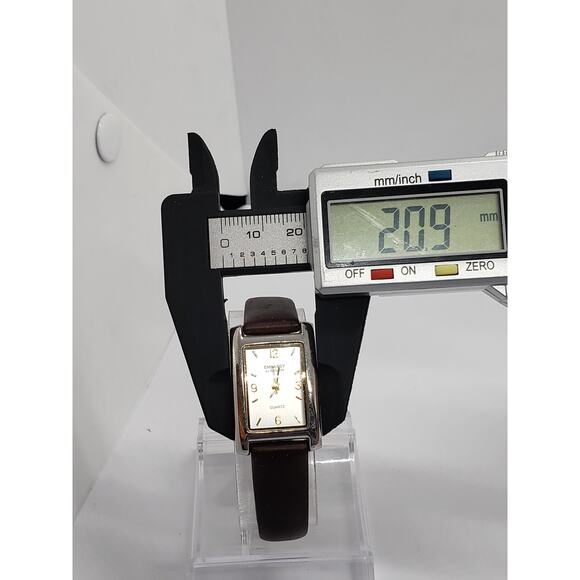 Embassy by Gruen women\'s dress watch. Large square face. GEM1122, 358, PC21 main image 5